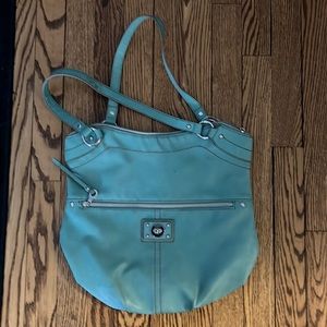 Turquoise Relic purse- Leather